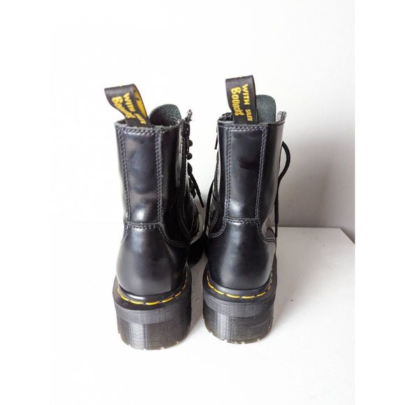 DR. MARTENS Jadon Smooth Leather Platform Boots Size 6 - Picture 5 of 10